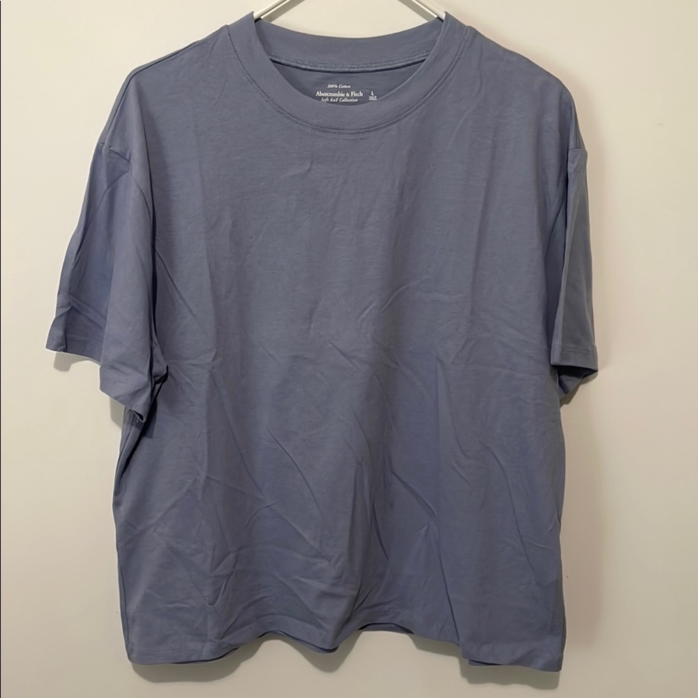 ABERCROMBIE Blue Soft A&F Collection Tee L